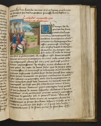 Page de Cent Nouvelles Nouvelles, c.1461-62