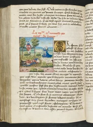 Page de Cent Nouvelles Nouvelles, c.1461-62