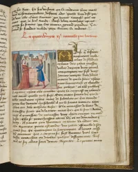 Page de Cent Nouvelles Nouvelles, c.1461-62