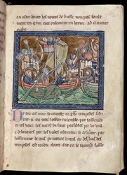 Page de texte avec illumination d