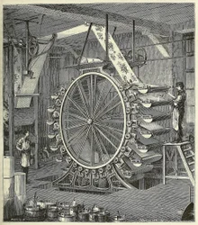 Machine pour imprimer du papier peint en jusqu
