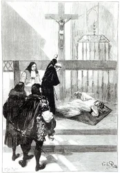 Madame de Sazilles est exorcisée en présence du Duc Gaston d
