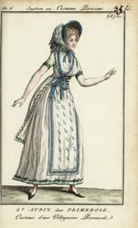 Madame de St. Aubin en costume de Primerose