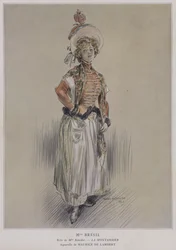 Mademoiselle Brésil dans le rôle de Mademoiselle Senedor dans La Montansier
