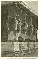 Mandapam des Cent-Colonnes, à Condjeveram