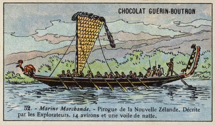 Canoë maori, Nouvelle-Zélande