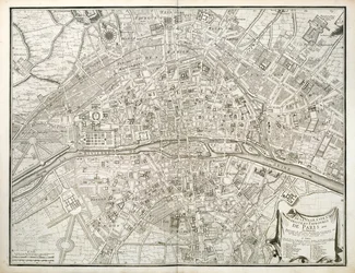Carte de Paris, de L