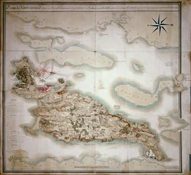 Carte de Rhode Island à l