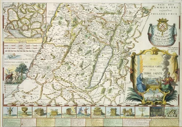 Carte de la Terre sainte aux temps de l