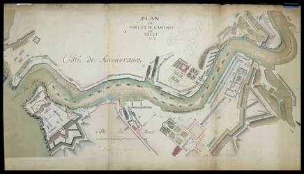 Carte du port et de l