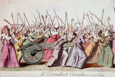 Marche des femmes sur Versailles, Paris, 5 octobre 1789