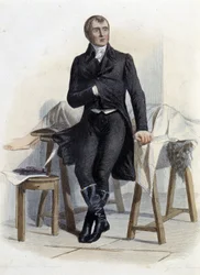 Marie François Xavier Bichat (1771-1802), biologiste médical et physiologiste français - dans « Le Plutarque français », par Mennechet