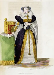 Marie Stuart - dans "Le Plutarque Français" par Mennechet