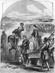 Marie Stuart se livrant à Élisabeth 1ère d