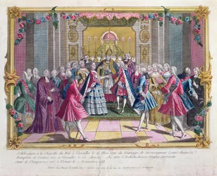 Mariage du dauphin de France, futur Louis XVI, avec l