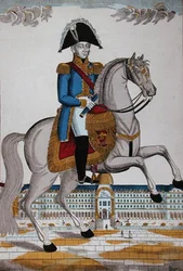 Maréchal de France en costume de parade (lithographie en couleur)
