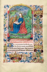 Marie-Madeleine dans le désert, illustration du "Livre d