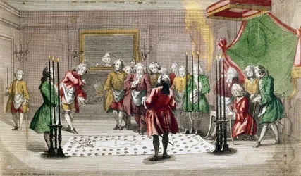 Cérémonie maçonnique en France