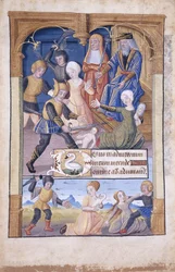 Massacre des Innocents, miniature, vers 1450