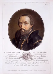 Mathieu II de Montmorency, de Portraits des grands hommes, femmes illustres, et sujets mémorables de France, publié 1787-92