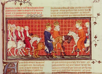 Rencontre entre Charles V (1338-80) de France et l