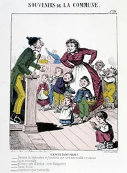 Souvenirs de la Commune: enseignement, fin du 19e siècle B.H.V. P.