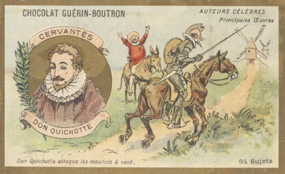 Miguel de Cervantes Saavedra (1547-1616), romancier, poète et dramaturge espagnol, auteur de « Don Quichotte » (1605)