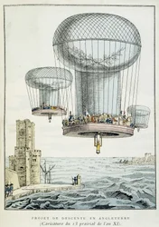 Projet de descente en ballon militaire en Angleterre