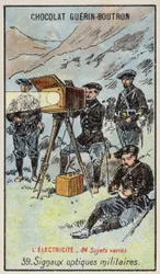 Signaux optiques militaires (chromolithographie)