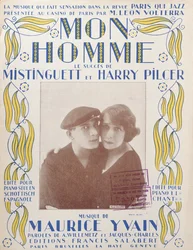 Mon Homme, couverture de la partition de la chanson par Mistinguett et Harry Pilcer, 1920