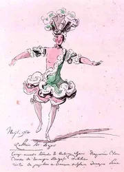 Monsieur Leger en Zéphyr, dans Nais, un livret de Cahusac, composé par Jean-Philippe Rameau, 1764