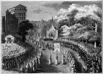 Monseigneur Patrice Cruice (né en 1815), nouvel évêque de Marseille (Bouches-du-Rhône)