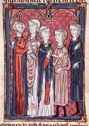 Ms 372 fol.141 Un engagement, des Décrets de Gratien