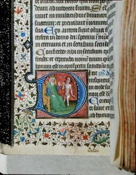 Initiale historiée 