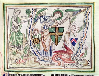 Saint Michel tuant le dragon, d