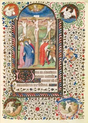 Ms 547 fol.26 Crucifixion, d