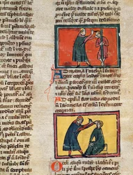 Médecins traitant les malades, d