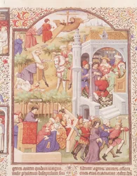 Scènes de la vie de Saint Jacques le Majeur, du Bréviaire du Duc de Bedford, c.1424-35