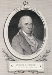 Muzio Clementi (1752-1832) gravé par Alfred Lemoine