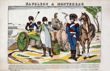Napoléon à Montereau 28 février