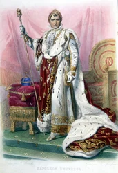 Napoléon Ier en costume de sacre - dans « Le Plutarque français »