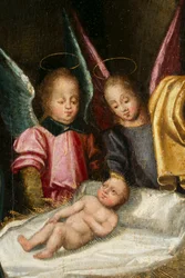 Nativité, (détail). Triptyque d