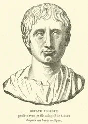 Octave Auguste, petit-neveu et fils adoptif et héritier de Jules César