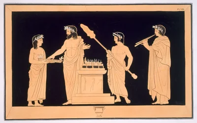 Offrandes à un autel, publié 1808-10