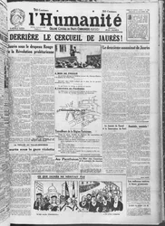 Organisation du transfert de Jean Jaurès au Panthéon, Paris, de L