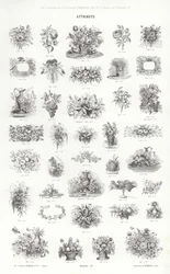 Page de Vignettes Typographiques (gravure)