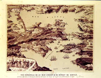 Vue panoramique de la mer d