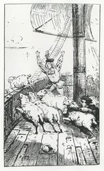 Les moutons de Panurge, illustration de 