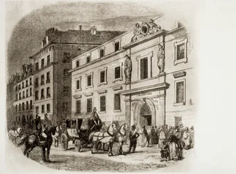 Conservatoire de Paris dans les années 1830 (gravure)