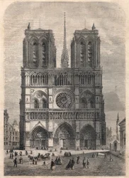 Paris : Notre Dame. Plan d